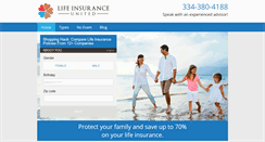 Desktop Screenshot of lifeinsuranceunited.com